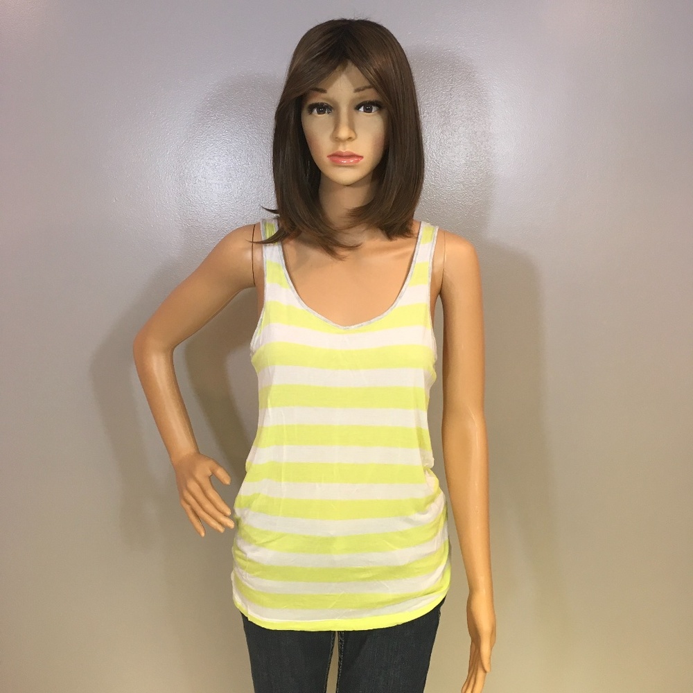 Brand New JLo Drape Back Lime Green Tank Top